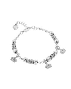 Bracelet beads with crowns zirconate