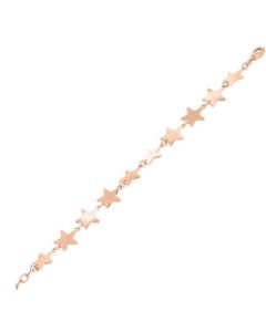 Bracelet with meshes in the form of stars