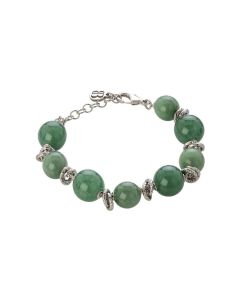 Bracelet with agate mix green and avventurina ones