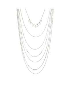 Multi-Strand necklace degradÃ¨ with zircons