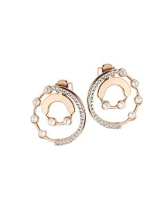 Earrings in the lobe rosati multicenter with Swarovski and zircons