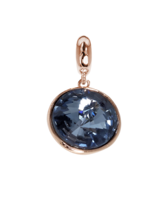 Charm with Swarovski Crystal denim blue