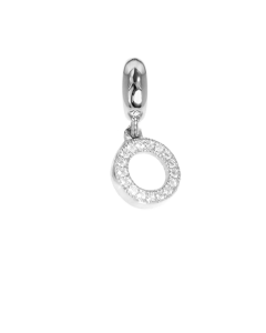 Charm in the form of a circle with zircons