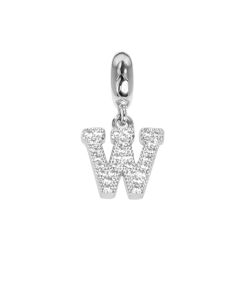 Charm with the letter W in zircons