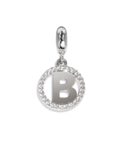 Circular charm in zircons with letter B