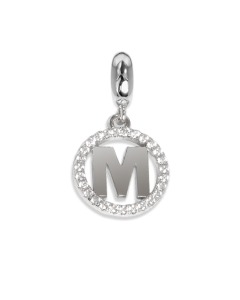 Circular charm in zircons with letter M