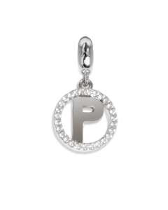 Circular charm in zircons with letter P