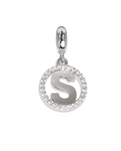 Circular charm in zircons with letter S